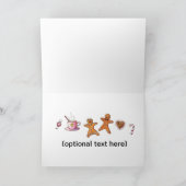 お洒落な休日の写真フレーム シーズンカード (内部)