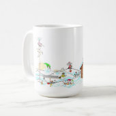 お洒落な休日 コーヒーマグカップ (正面左)