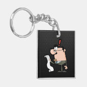 お洒落な会計士 キーホルダー (正面左)