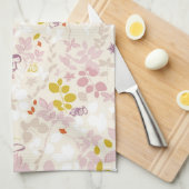 お洒落な動物を表示するパターン キッチンタオル (四つ折り)