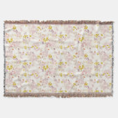 お洒落な動物を表示するパターン スローブランケット (正面)