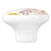 お洒落な動物を表示するパターン セラミックノブ (側面)