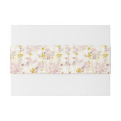 お洒落な動物を表示するパターン 招待状ベリーバンド (裏面例)