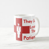 お洒落な医者マグ コーヒーマグカップ (正面右)