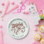 お洒落な午後のお茶の紙皿 ペーパープレート (パーティー)