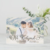 お洒落な単語|私達は発表写真の駆け落ちしました 招待状 (スタンド正面)