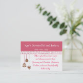 お洒落な名刺 名刺 (スタンド正面)