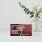 お洒落な妖精の名刺 名刺 (スタンド正面)