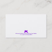 お洒落な子供およびお母さんCal… コーリングカード (裏面)