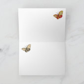 お洒落な子供のイラストレーションの挨拶状 シーズンカード (内部)