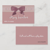 お洒落な子供のテレホンカード コーリングカード (正面/裏面)