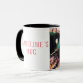 お洒落な子猫の名前入りなコンボのマグ マグカップ (正面左)