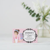 お洒落な家のクリーニングのサービス業カード 名刺 (スタンド正面)