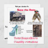 お洒落な家族会 セーブザデート (正面/裏面)