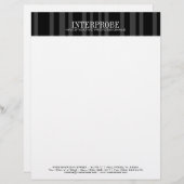 お洒落な専門レターヘッド レターヘッド (正面/裏面)