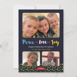 お洒落な平和、愛及び喜びの休日3の写真 シーズンカード