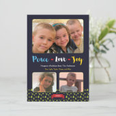 お洒落な平和、愛及び喜びの休日3の写真 シーズンカード (スタンド正面)