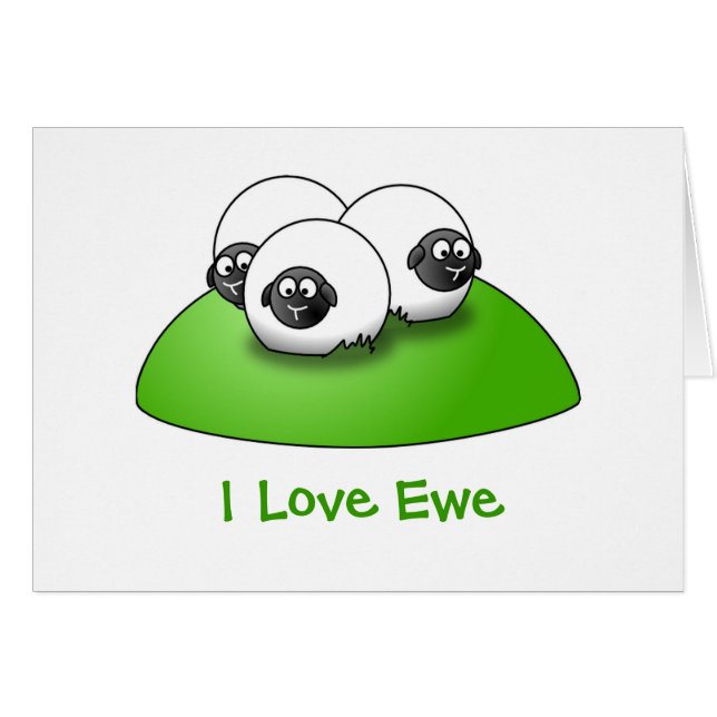 お洒落な愛カード (正面横)