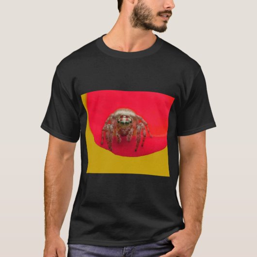 お洒落な昆虫アートTシャツ - 自然の小さな驚異 Tシャツ (正面)