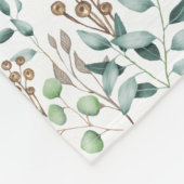 お洒落な森林動物/モダンな森林子供部屋 フリースブランケット (角)