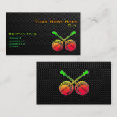 お洒落な決闘のバンジョー 名刺 (正面/裏面)