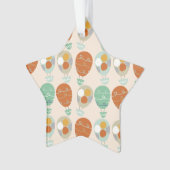 お洒落な熱気の気球 オーナメント (正面)