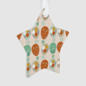 お洒落な熱気の気球 オーナメント (正面)