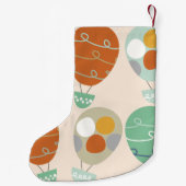 お洒落な熱気の気球 スモールクリスマスストッキング (裏面)