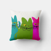 お洒落な猫の枕"最も最高のな相棒" クッション (裏面)