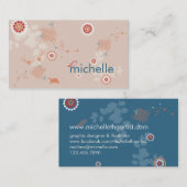 お洒落な自然の名刺 名刺 (正面/裏面)