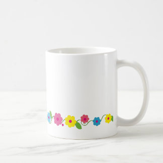 お洒落な花のマグ コーヒーマグカップ
