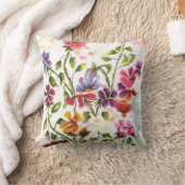 お洒落な花園 クッション (ブランケット)