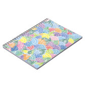 お洒落な花 ノートブック (左側)