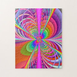 お洒落な蝶-フラクタルの芸術 ジグソーパズル