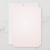 お洒落な象のバレンタインデーのパーティー 招待状 (裏面)