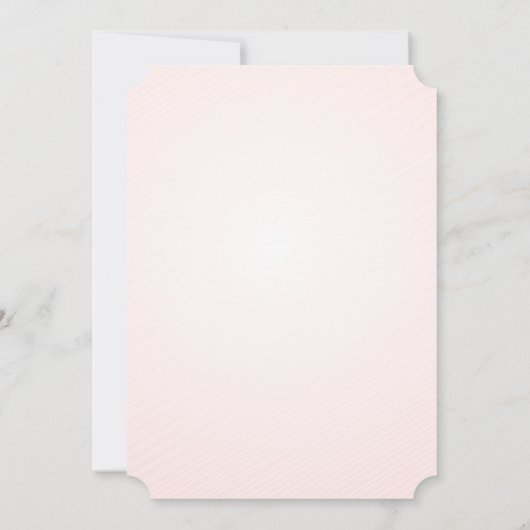 お洒落な象のバレンタインデーのパーティー 招待状 (裏面)