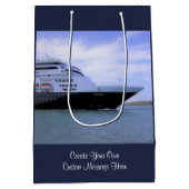 お洒落な遊航船の弓カスタム ミディアムペーパーバッグ (裏面)