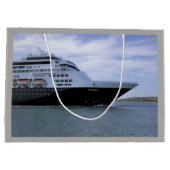 お洒落な遊航船の弓カスタム ラージペーパーバッグ (裏面)