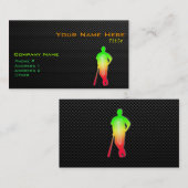 お洒落な野球 名刺 (正面/裏面)