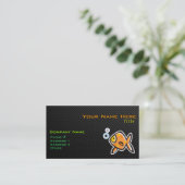 お洒落な金魚 名刺 (スタンド正面)