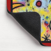 お洒落な雪片のマウスパッド- 9.25" x 7.75" マウスパッド (コーナー)