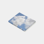 お洒落な雲のノート ポストイット (アングル)