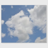 お洒落な雲の包装紙 ラッピングペーパー (フラット)