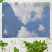 お洒落な雲の台所タオル キッチンタオル (折り畳み)