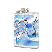 お洒落な音楽ノートは人間の形をしたフラスコを踊ります フラスク (左)