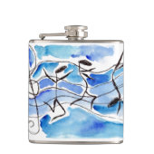 お洒落な音楽ノートは人間の形をしたフラスコを踊ります フラスク (正面)