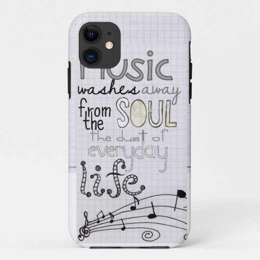 お洒落な音楽的な恋人のiphone 5の場合 Case-Mate iPhoneケース (裏面)