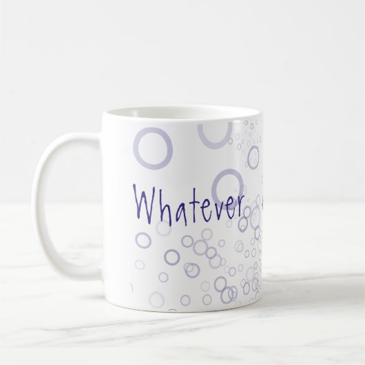 お洒落な魚のアートワーク コーヒーマグカップ (左)