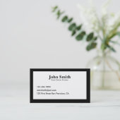 お洒落な黒II 名刺 (スタンド正面)