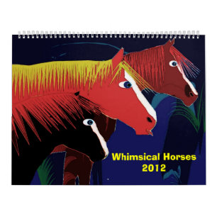 お洒落なHorses2012 カレンダー